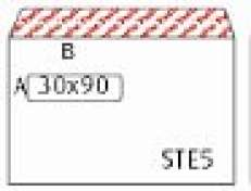 Kirjekuori E5 valkoinen ikkuna