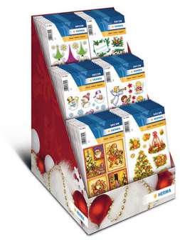 Tarralajitelma Decor joulu 80 tarrapussia