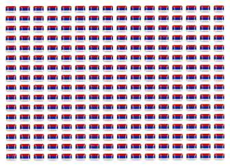 Tarralippu Venäjä 7mmx10mm 256kpl/arkkia