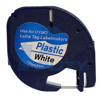 Tarranauha 12mmx4m musta/valkoinen