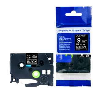 Tarranauha 9mmx8m va/mu Brother P-Touch