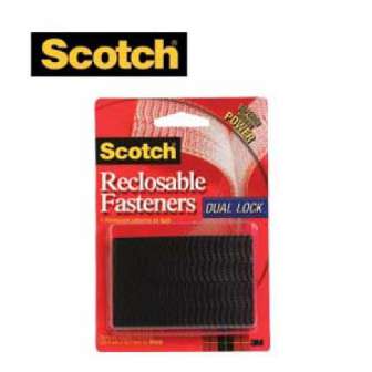 Tarranauhapala Dual Lock 762 musta 25,4 x 76,2 mm 2 paria