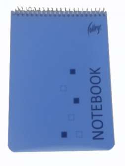 Taskulehtiö muovikannet A6/50 punainen/sininen