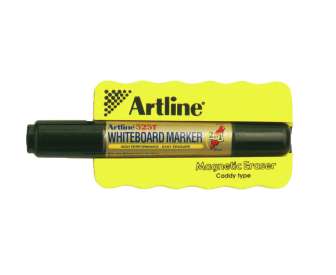 Artline taulupyyhin+valkotaulukynä