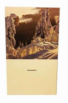 Taustakartonki kuukausikatsaukseen