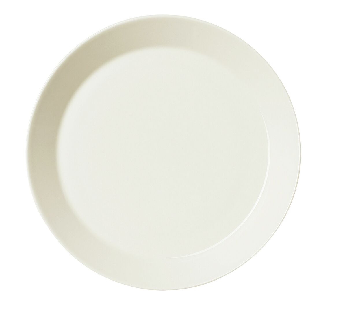 Teema lautanen 23 cm matala valkoinen