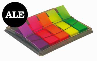 Teippimerkki OD 45 x 12 mm 5x40 väriä, pop up, muovia