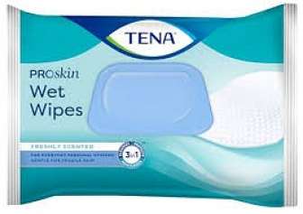 TENA PROskin Wet Wipes 30x20cm