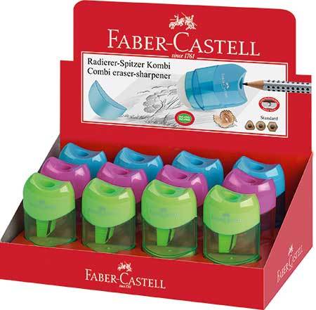Teroitin-pyyhekumi Combi Faber-Castell 3 väriä