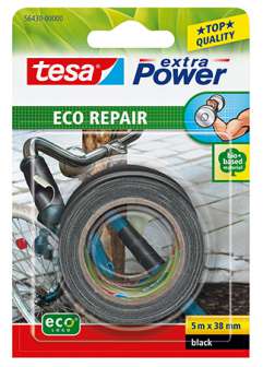 Tesa kangasteippi Eko musta 38mm x 5m, ECO REPAIR XP