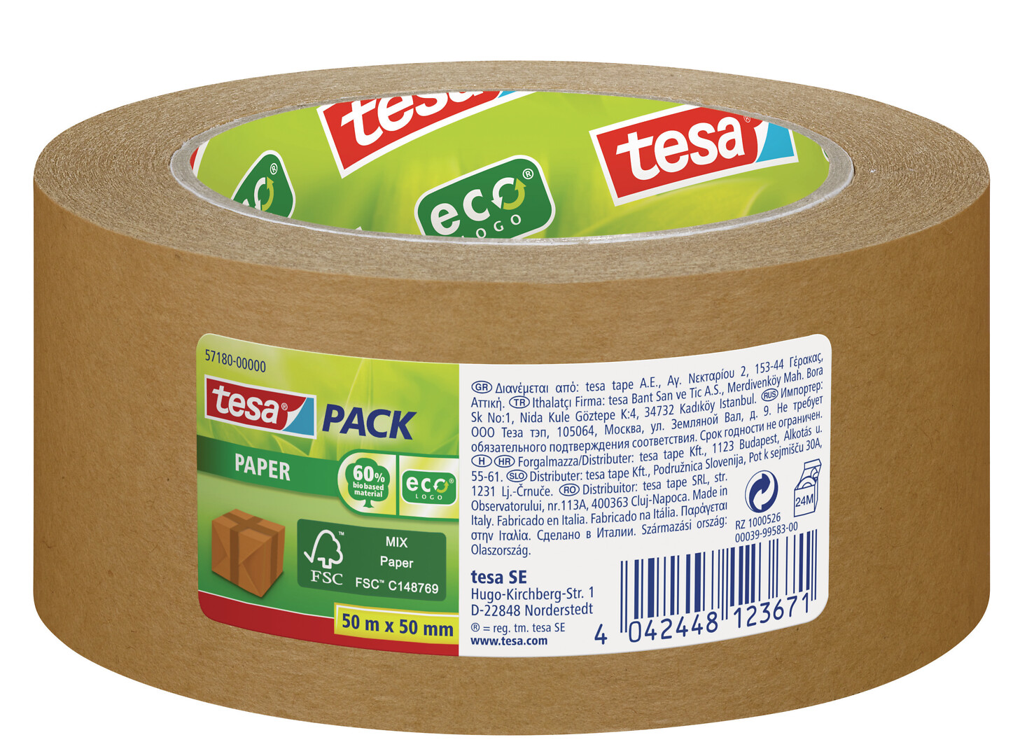 tesa paperiteippi 50mm 50m