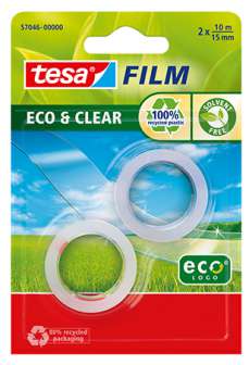 Tesa yleisteippi eko kirkas 15mmx10m 2 kpl/pak