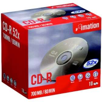Tietolevy Imation CD-R 700MB 52x, 80 min, 10 kpl/pak