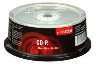Tietolevy Imation CD-R 700MB 52x, 80 min, 25 kpl Spindle