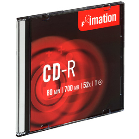 Tietolevy Imation CD-R 700MB 52x, 80 min slimline 10kpl/pak