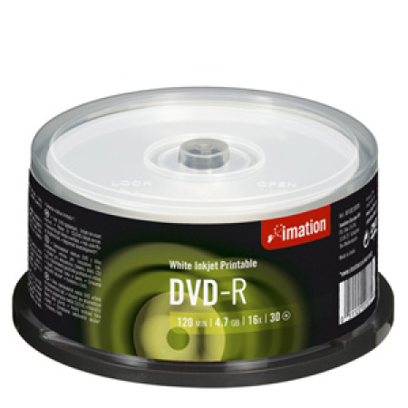 Tietolevy Imation DVD+R 4,7GB 16x, 30 kpl Spindle Printable