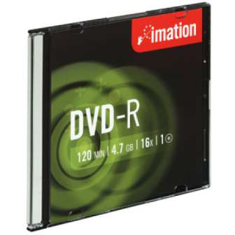 Tietolevy Imation DVD-R 4,7GB 16x, Slimline,  10 kpl/pak