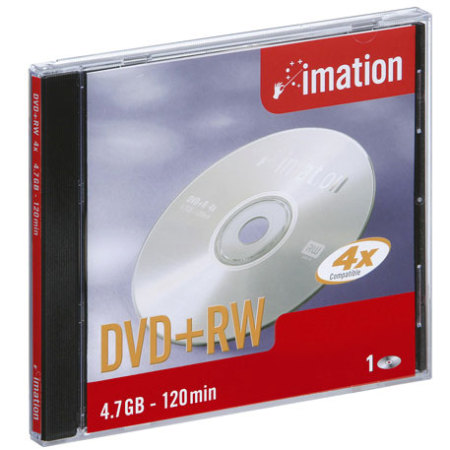 Tietolevy Imation DVD+RW 4,7GB 4x, 10 kpl/pak