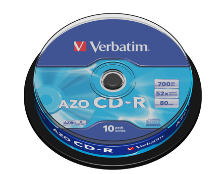 Tietolevy Verbatim CD-R 700MB 52x, 10 kpl spindle