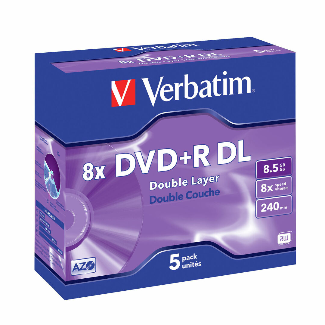 Tietolevy Verbatim DVD+R 8,5GB
