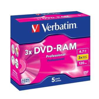 Tietolevy Verbatim DVD-Ram 4,7 GB, 3x, 5 kpl/pak