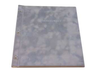 Todistuskansio A4 harmaa sisältää 4 kpl muovitaskuja