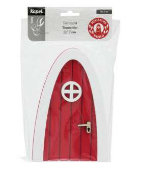 Tonttuovi punainen 15cm