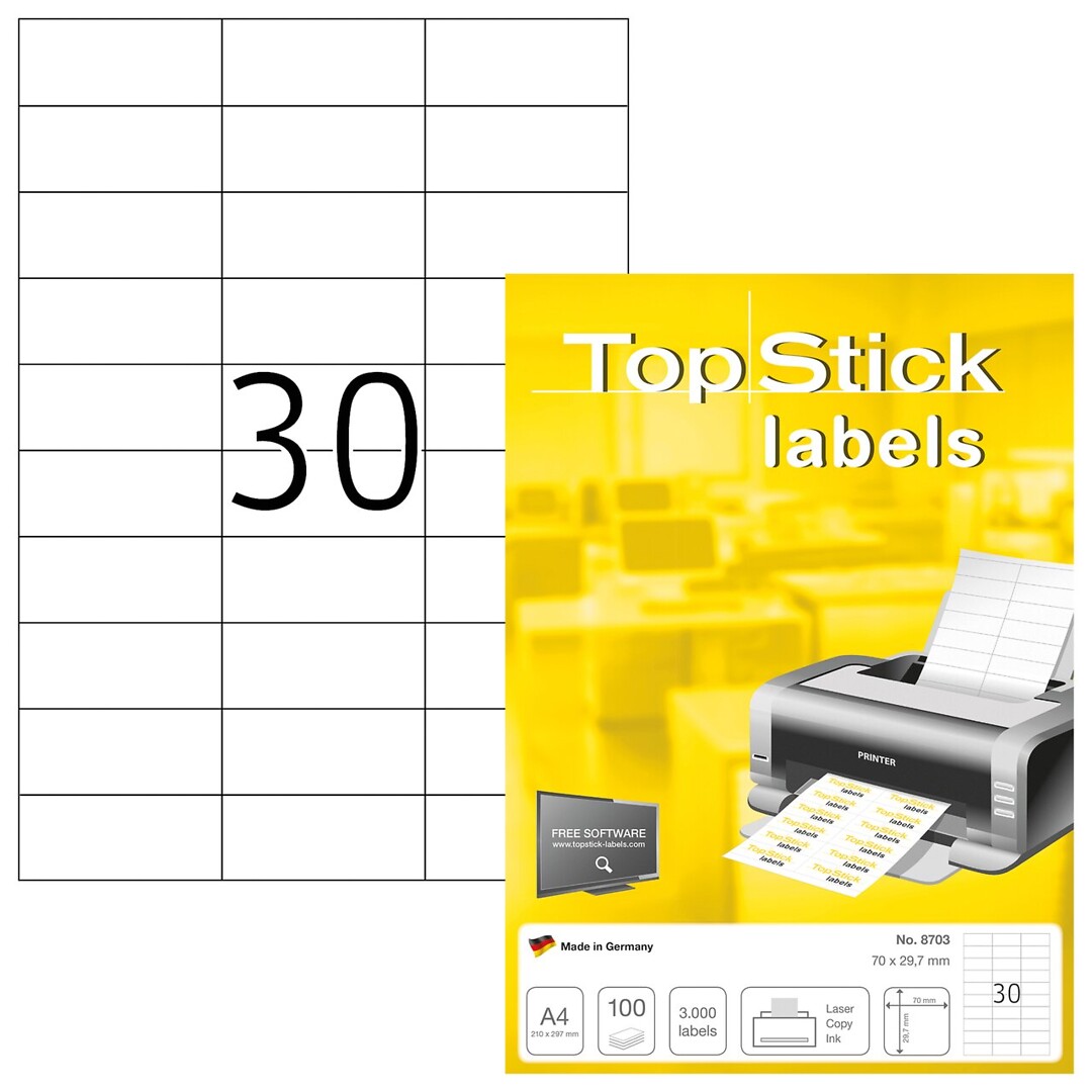 Top Stick 8703 A4/30-osainen