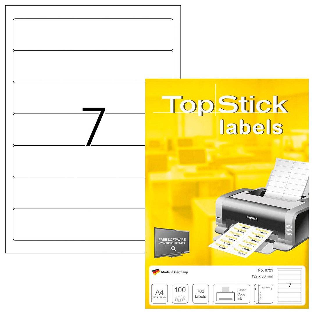 Top Stick 8721 A4/7-osainen