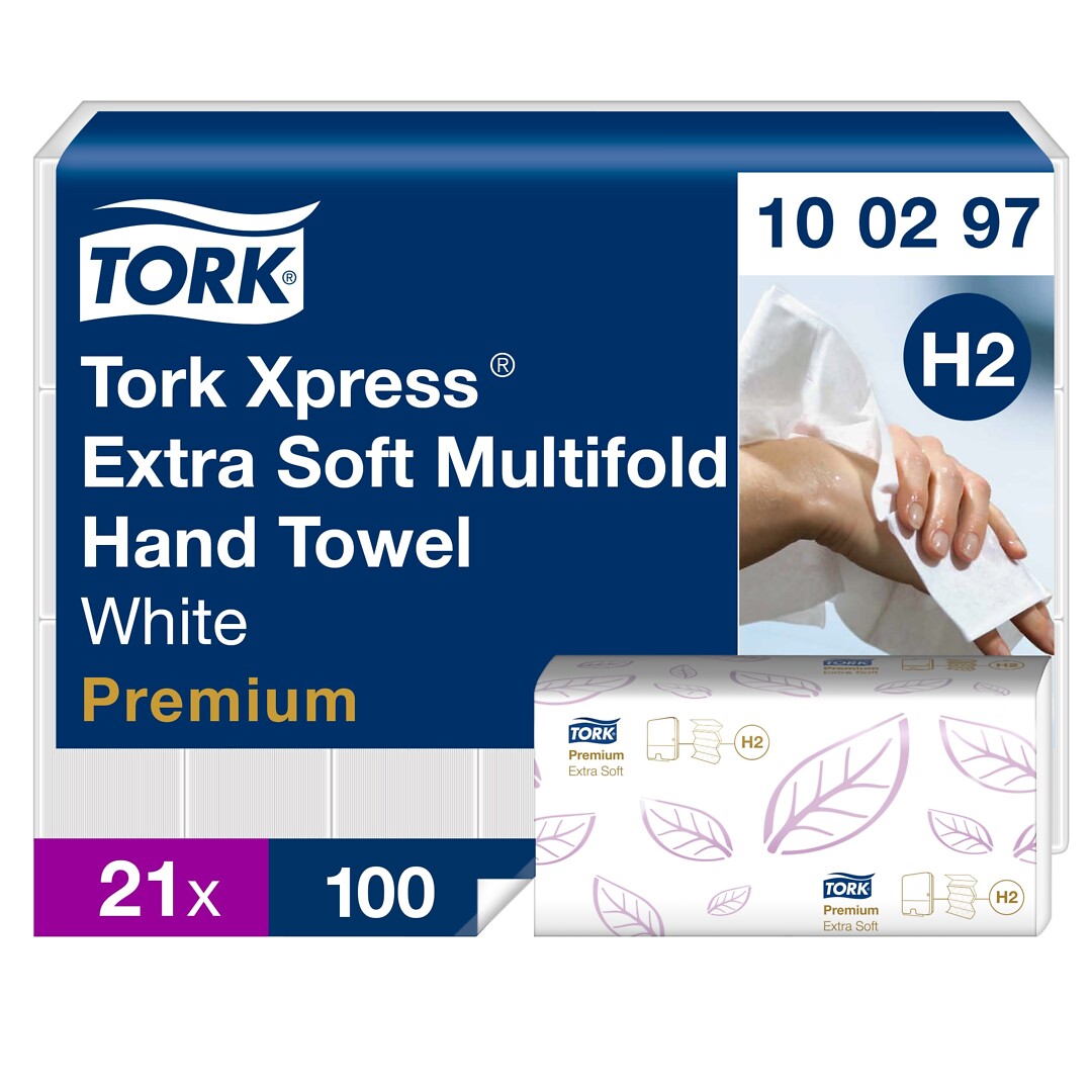 Tork H2 Premium Extra Soft Multifold käsipyyhe