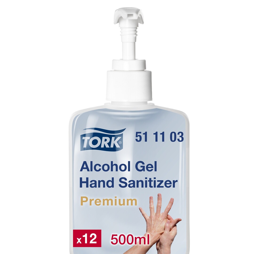 Tork käsihuuhde geeli 500ml.