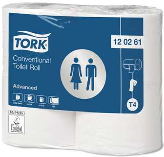 Tork Mini Jumbo WC-paperi 1-krs T2 1714ark/rll 12rll/sk