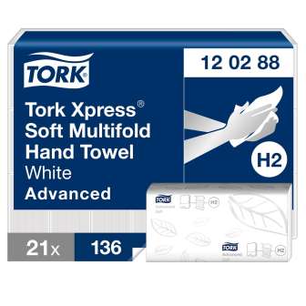 Tork H2 Advanced Soft Multifold käsipyyhe