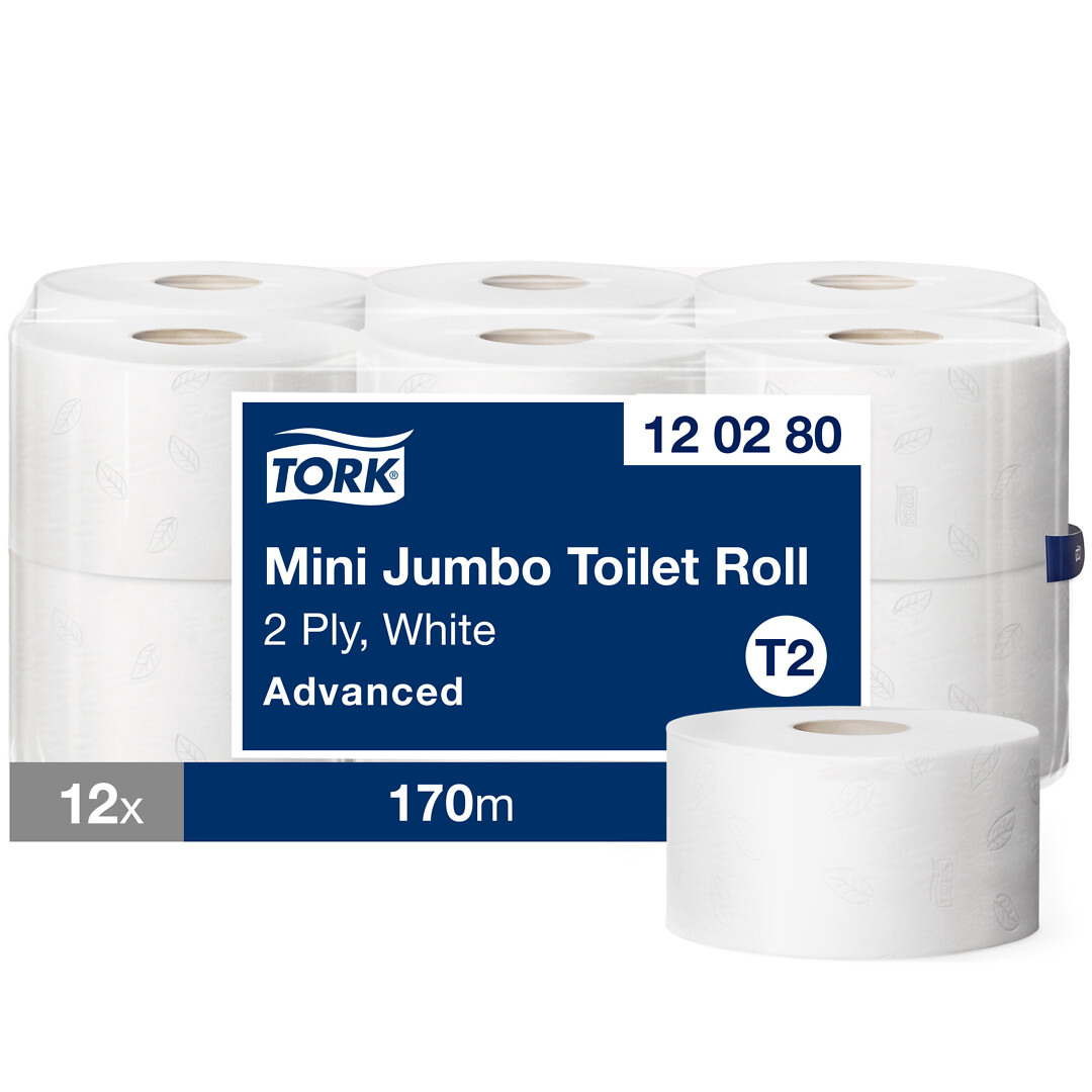 Tork T2 mini jumbo wc-paperi valk