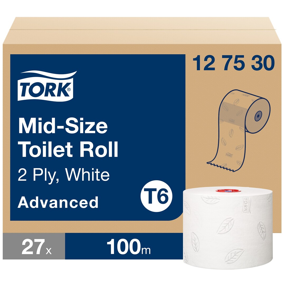 Tork T6 Twin 2-krs valkoinen