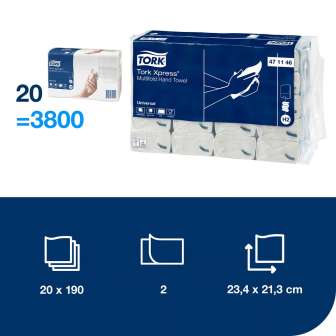 Tork Xpress H2 Universal käsipyyhe