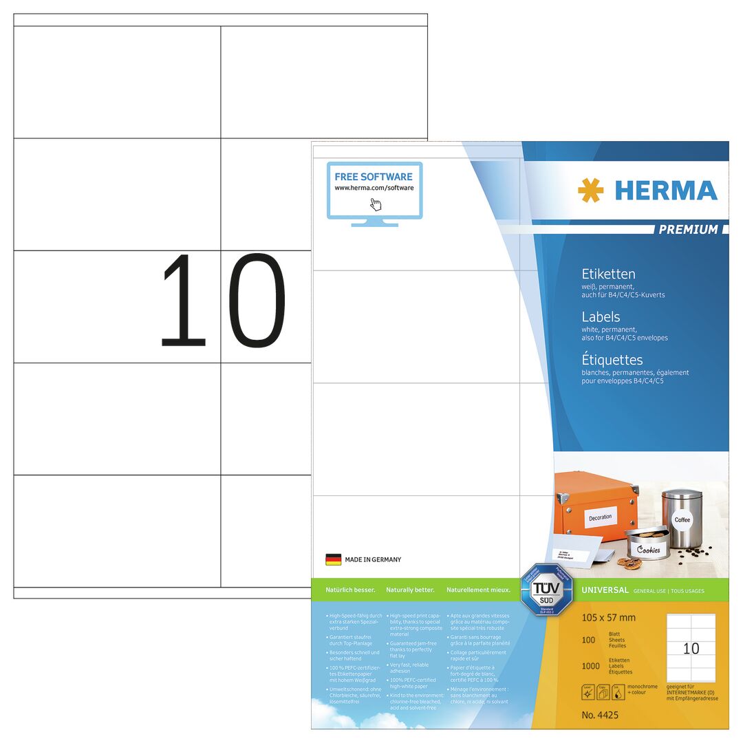 Herma Premium 4425 A4/10-os