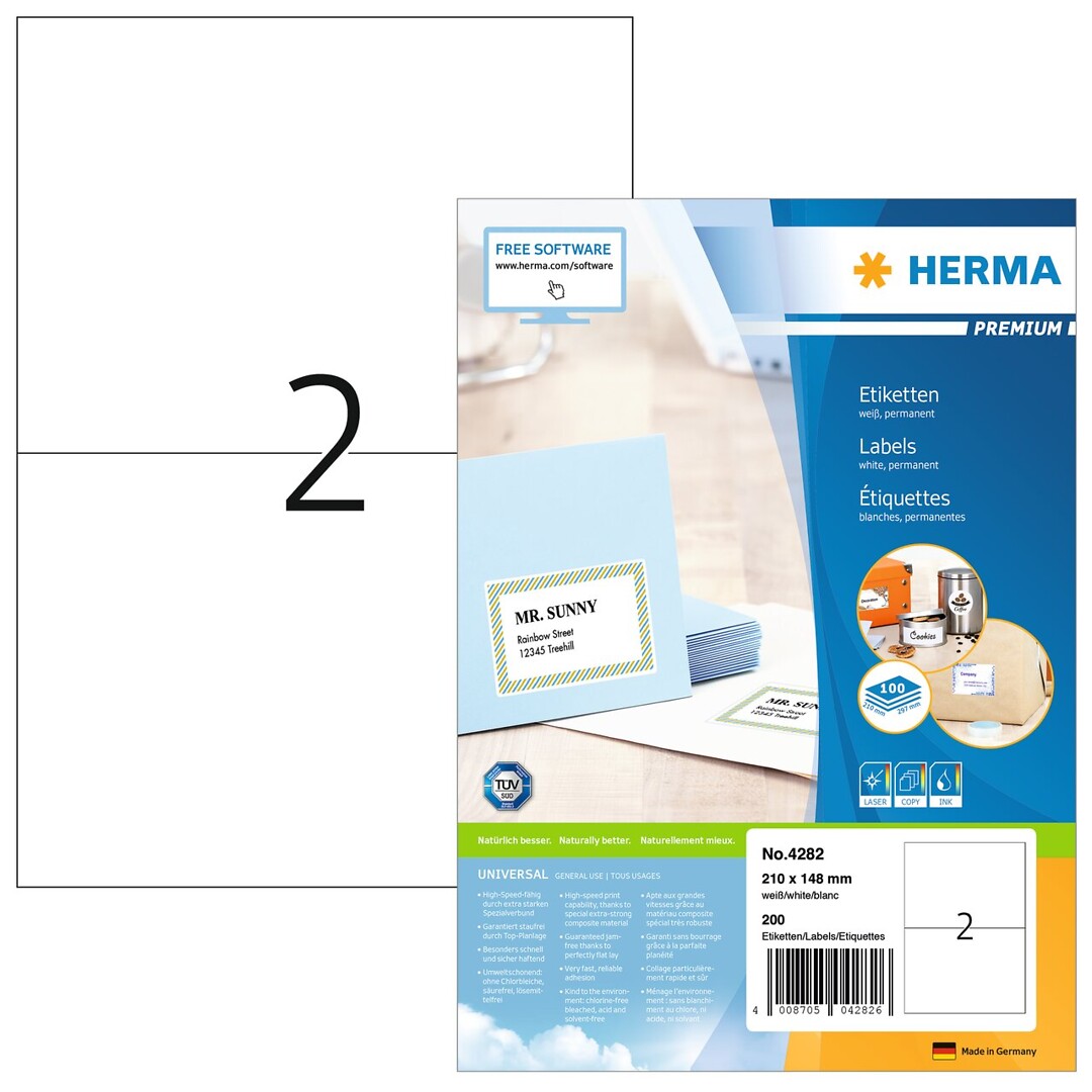 Herma Premium 4282 A4/2-os