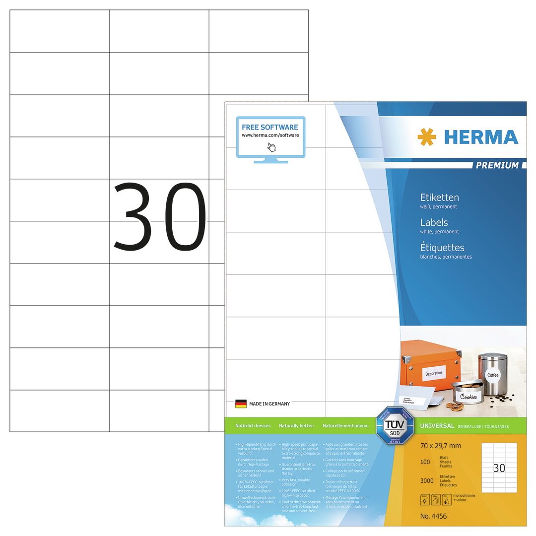 ! Herma Premium 4456 A4/30-os