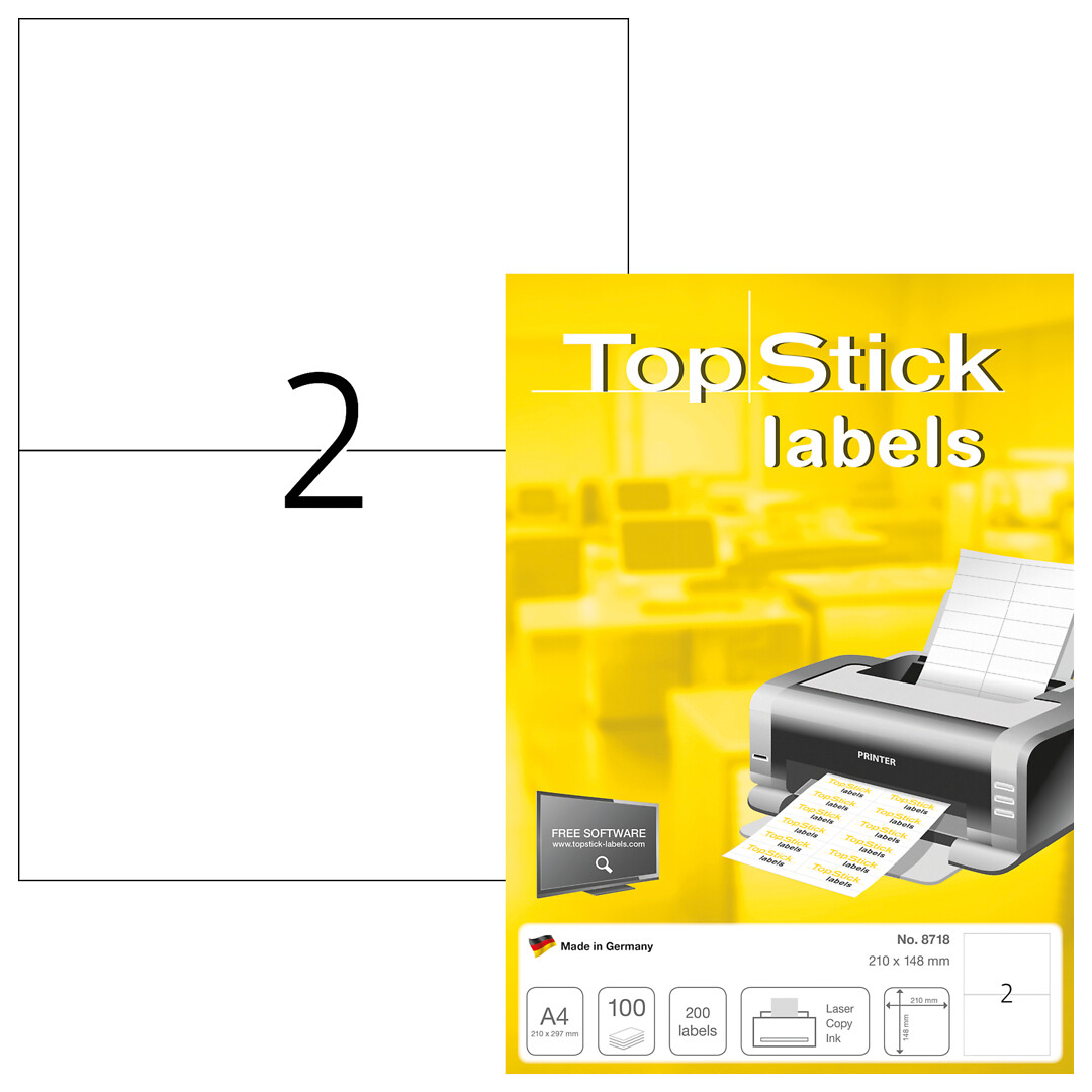 Top Stick 8718 A4/2-osainen