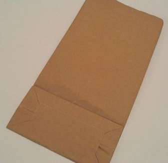 Tuplapussi  25x50x12,5 cm ruskea voimapaperi