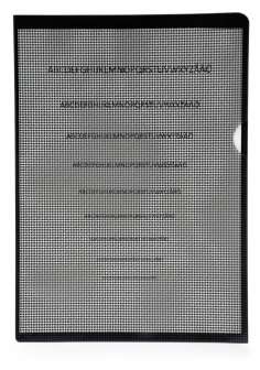 Turvatasku A4 musta PP