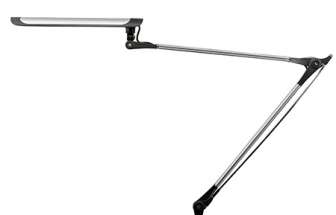 Työpistevalaisin Slimlite-LED pöytäkiinnitys