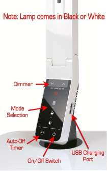 Työpistevalaisin Touch Led