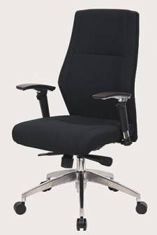 Työtuoli London Pro musta käsinojat