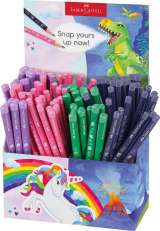 Unicorn & dinosaur lyijykynädisplay