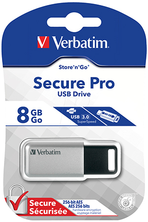 USB muisti Verbatim 8 GB Store'N'Go Secure Pro USB 3.0