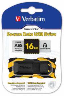 USB muisti Verbatim Secure 16 GB Secure Data (AES)