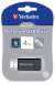 USB muisti Verbatim Store n Go PinStripe 4 GB, musta 10/pak
