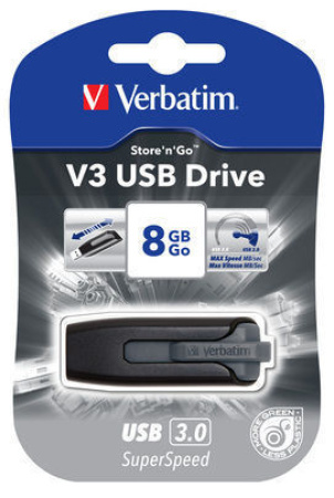 USB muisti Verbatim V3 8GB 40MB/12MB sek, 3.0